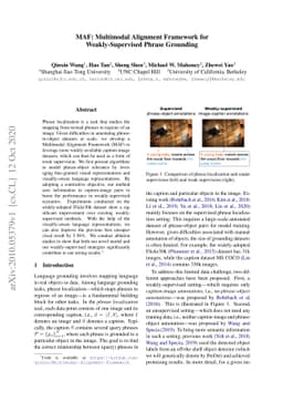 MAF: Multimodal Alignment Framework for Weakly-Supervised Phrase
  Grounding
