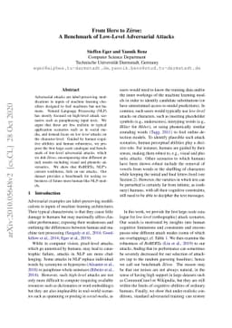 From Hero to Zéroe: A Benchmark of Low-Level Adversarial Attacks