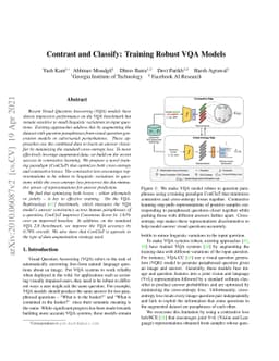 Contrast and Classify: Training Robust VQA Models