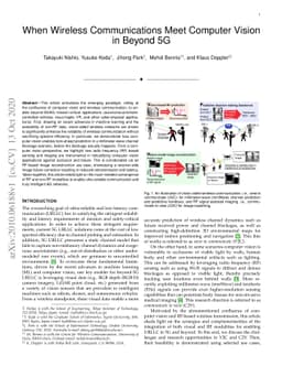 When Wireless Communications Meet Computer Vision in Beyond 5G