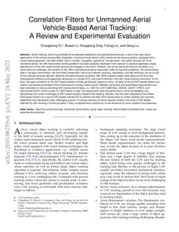 Correlation Filters for Unmanned Aerial Vehicle-Based Aerial Tracking: A
  Review and Experimental Evaluation