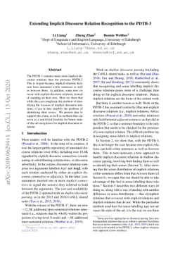 Extending Implicit Discourse Relation Recognition to the PDTB-3