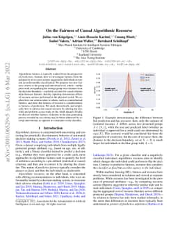 On the Fairness of Causal Algorithmic Recourse