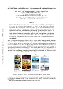 A Multi-Modal Method for Satire Detection using Textual and Visual Cues