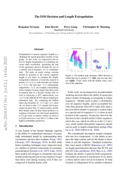 The EOS Decision and Length Extrapolation