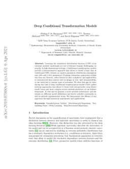 Deep Conditional Transformation Models