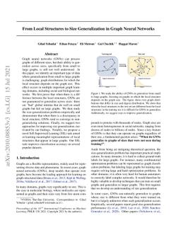 From Local Structures to Size Generalization in Graph Neural Networks