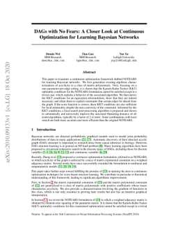 DAGs with No Fears: A Closer Look at Continuous Optimization for
  Learning Bayesian Networks