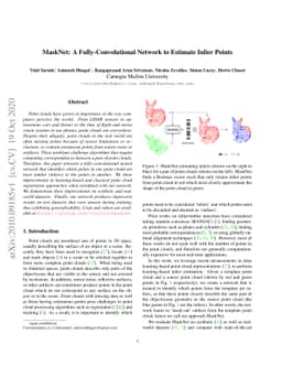 MaskNet: A Fully-Convolutional Network to Estimate Inlier Points