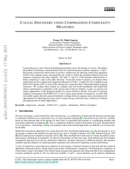 Causal Discovery using Compression-Complexity Measures
