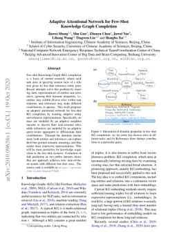 Adaptive Attentional Network for Few-Shot Knowledge Graph Completion