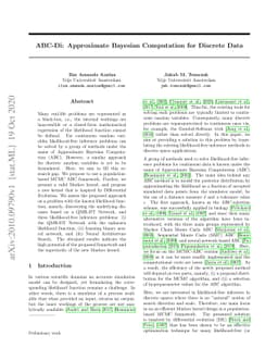 ABC-Di: Approximate Bayesian Computation for Discrete Data