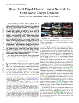 Hierarchical Paired Channel Fusion Network for Street Scene Change
  Detection