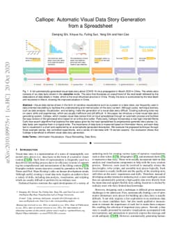 Calliope: Automatic Visual Data Story Generation from a Spreadsheet