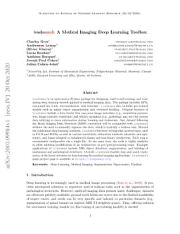 ivadomed: A Medical Imaging Deep Learning Toolbox
