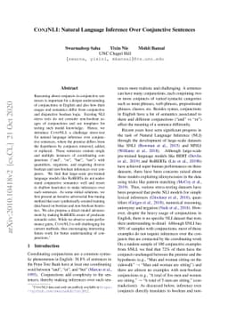 ConjNLI: Natural Language Inference Over Conjunctive Sentences