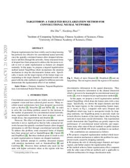 TargetDrop: A Targeted Regularization Method for Convolutional Neural
  Networks