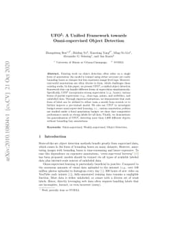 UFO$^2$: A Unified Framework towards Omni-supervised Object Detection