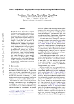 PBoS: Probabilistic Bag-of-Subwords for Generalizing Word Embedding