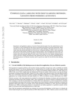 Complex data labeling with deep learning methods: Lessons from fisheries
  acoustics
