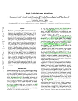 Logic Guided Genetic Algorithms