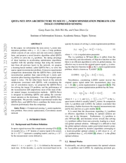 QISTA-Net: DNN Architecture to Solve $\ell_q$-norm Minimization Problem
  and Image Compressed Sensing