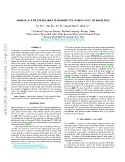 AISHELL-3: A Multi-speaker Mandarin TTS Corpus and the Baselines