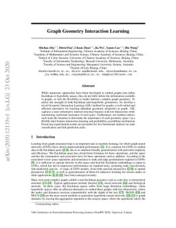 Graph Geometry Interaction Learning