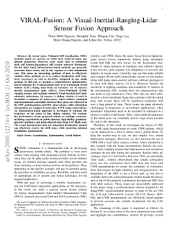 VIRAL-Fusion: A Visual-Inertial-Ranging-Lidar Sensor Fusion Approach