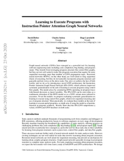 Learning to Execute Programs with Instruction Pointer Attention Graph
  Neural Networks