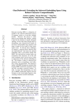 Char2Subword: Extending the Subword Embedding Space Using Robust
  Character Compositionality