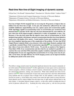 Real-time Non-line-of-Sight imaging of dynamic scenes