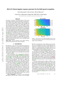 IR-GAN: Room Impulse Response Generator for Far-field Speech Recognition