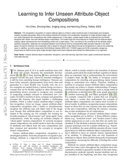 Learning to Infer Unseen Attribute-Object Compositions