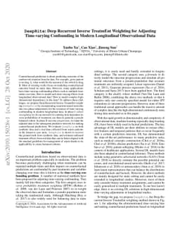 DeepRite: Deep Recurrent Inverse TreatmEnt Weighting for Adjusting
  Time-varying Confounding in Modern Longitudinal Observational Data