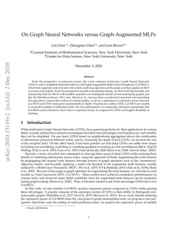 On Graph Neural Networks versus Graph-Augmented MLPs