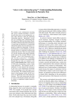 "where is this relationship going?": Understanding Relationship
  Trajectories in Narrative Text