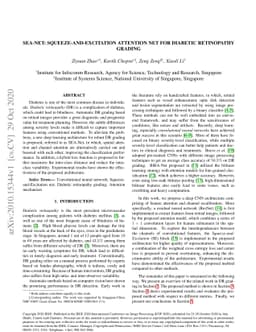 Sea-Net: Squeeze-And-Excitation Attention Net For Diabetic Retinopathy
  Grading
