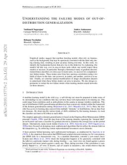 Understanding the Failure Modes of Out-of-Distribution Generalization
