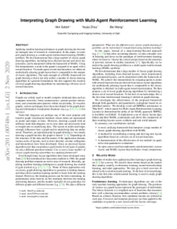 Interpreting Graph Drawing with Multi-Agent Reinforcement Learning