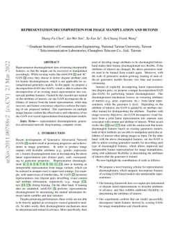 Representation Decomposition for Image Manipulation and Beyond