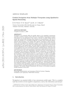 Guided Navigation from Multiple Viewpoints using Qualitative Spatial
  Reasoning