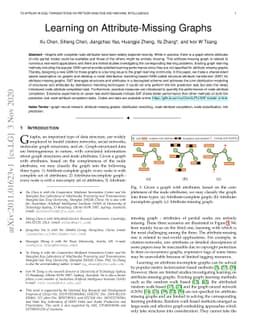 Learning on Attribute-Missing Graphs