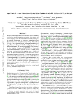 DOVER-Lap: A Method for Combining Overlap-aware Diarization Outputs