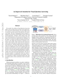 An Improved Attention for Visual Question Answering