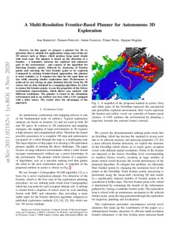 A Multi-Resolution Frontier-Based Planner for Autonomous 3D Exploration