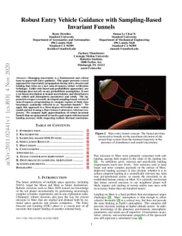 Robust Entry Vehicle Guidance with Sampling-Based Invariant Funnels