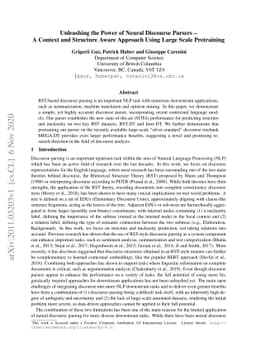 Unleashing the Power of Neural Discourse Parsers -- A Context and
  Structure Aware Approach Using Large Scale Pretraining