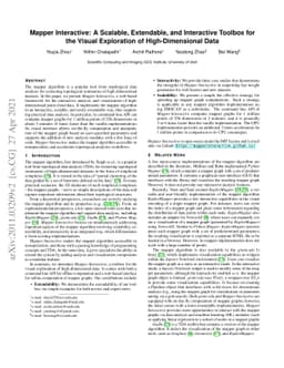 Mapper Interactive: A Scalable, Extendable, and Interactive Toolbox for
  the Visual Exploration of High-Dimensional Data