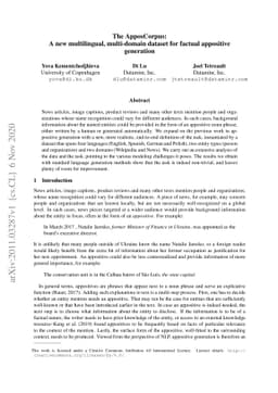 The ApposCorpus: A new multilingual, multi-domain dataset for factual
  appositive generation